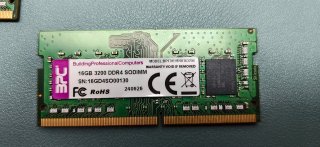 2x 16GB DDR4-3200MHz BPC RAM
