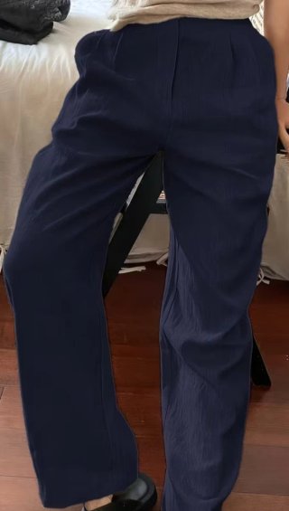 Pantalón nuevo azul marino talla XL sin etiqueta