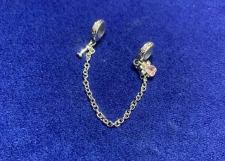 Cadena de seguridad Perro Huella pulsera Pandora