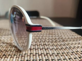 Gafas de Sol Gucci Blancas y Rojas