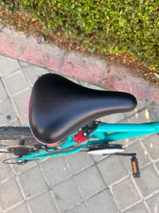 Bicicleta infantil color turquesa