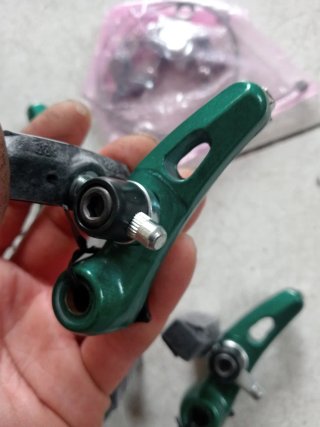 Kit Frenos Vanguard Verdes MTB 90 Nuevos