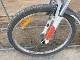 Bicicleta de Montaña Rockrider Gris/Naranja