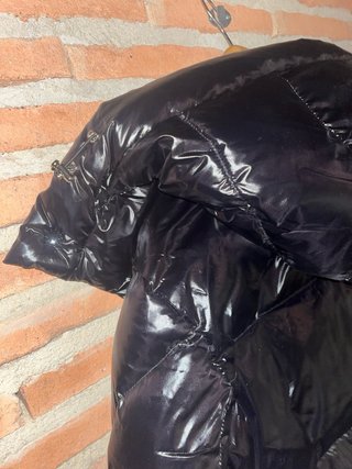 Chaqueta Moncler Negra Brillante