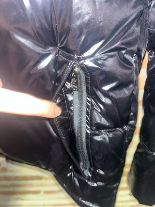 Chaqueta Moncler Negra Brillante