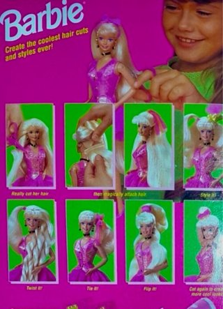 Barbie Cut & Style - Bambola Anni '90