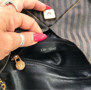 Borsa Fendi Pequin con pochette