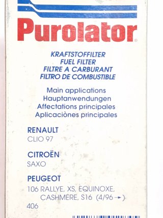 Filtro gasolina RENAULT CLIO.PEUGEOT 106.406....