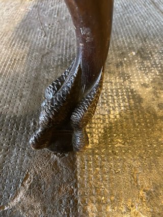 Mesa baja madera y mármol