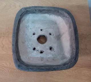 Maceta Bonsái Cuadrada Piedra 17cm