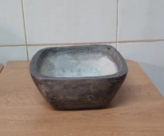 Maceta Bonsái Cuadrada Piedra 17cm