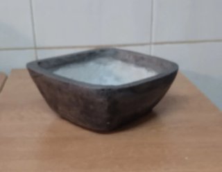 Maceta Bonsái Cuadrada Piedra 17cm