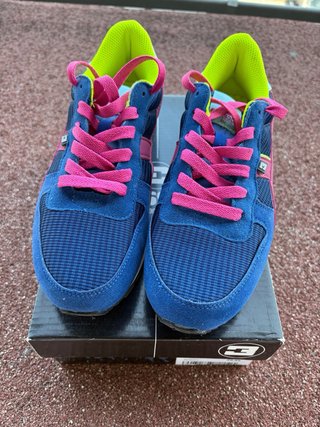 Zapatillas Bass3D numéro 37 Azul y Rosa
