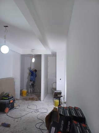 Pladur reforma integral, Pladur, techo, habitación