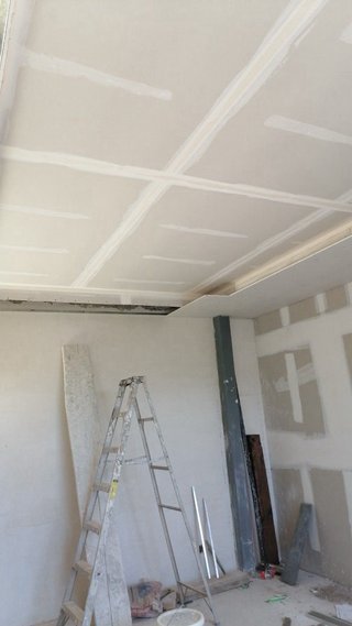 Pladur reforma integral, Pladur, techo, habitación