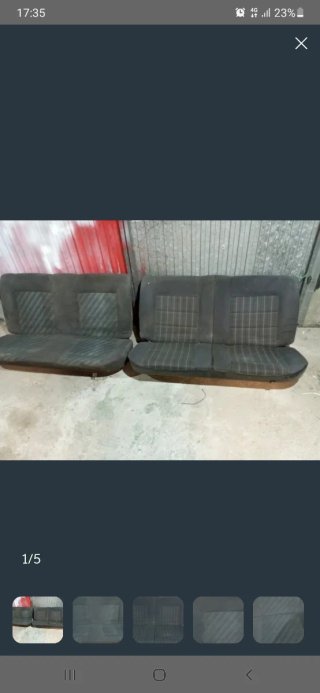 Asientos traseros Golf MK2