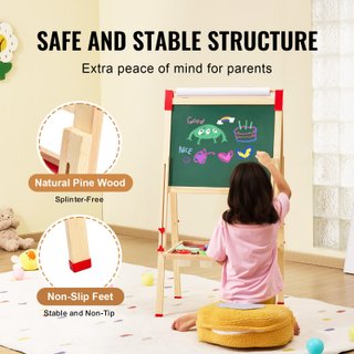 Cavalletto Regolabile Arte Bambini con Accessori