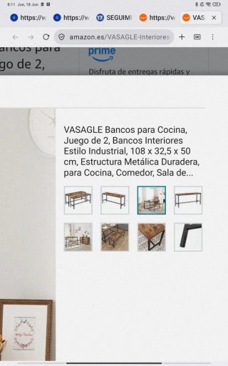Mesa y bancos estilo industrial