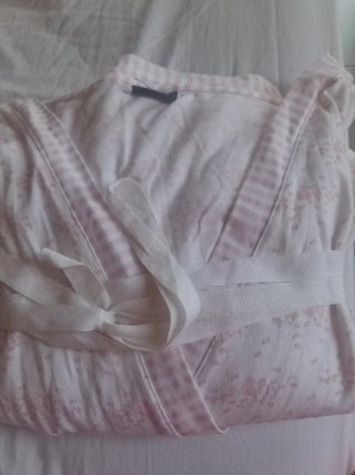 Bata de mujer floral XXL