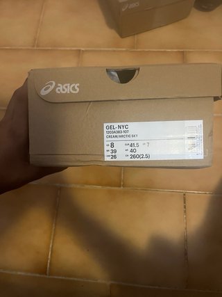 Asics Gel NYC Azul y Blanco