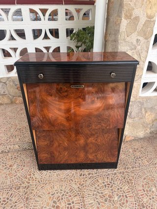 Zapatero antiguo madera y plástico