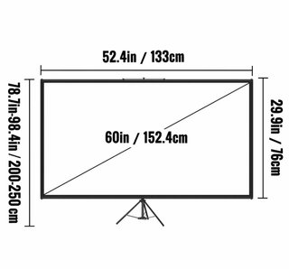 Pantalla Proyector 1080p 4K HD 16:9