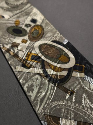 Cravatta fantasia geometrica vintage Florence
