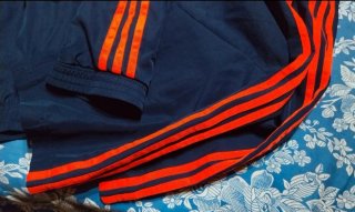 Chándal Adidas Azul y Naranja