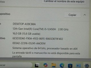 COMPUTER PORTATILE HP VICTUS DA 15.6" DA GIOCO I5 12GEN 3050 DA 16 GB