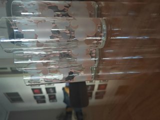 Set 6 Vasos Cubalibre Vintage Nubes y Gotas