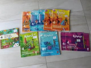 Libros 4º Primaria SM (Ciencias, Lengua, Matemátic