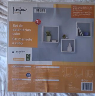 Estanterías tipo cubo