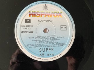 Vinilo Maxi 12" Eddy Grant-Gimme Hope Jo'Anna 1988
