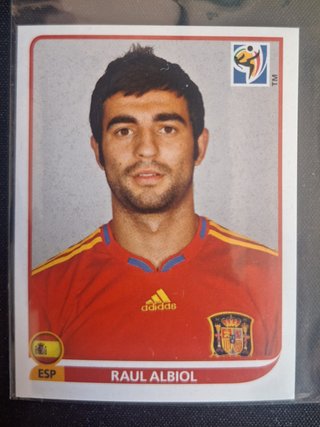Cromo Panini Mundial Sudáfrica 2010 Raúl Albiol