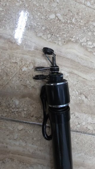 Caña de pesca de fibra de carbono