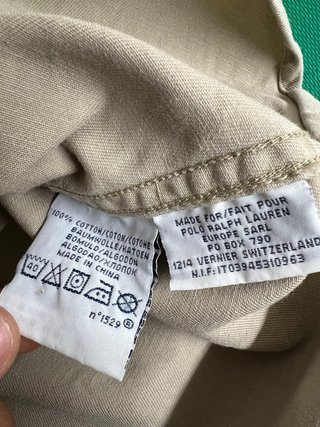 Camicia Polo Ralph Lauren Beige Taglia S