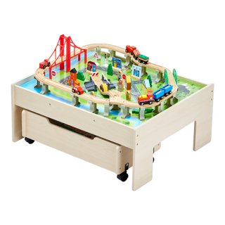Tavolo Ferroviario con Treni Binari 100 PZ Bambini