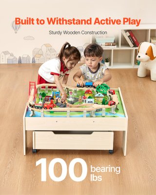 Tavolo Ferroviario con Treni Binari 100 PZ Bambini