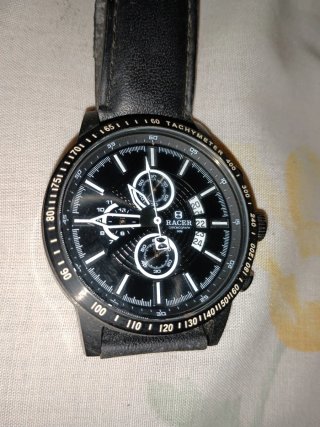 Orologio Racer Cronografo Vintage Nero