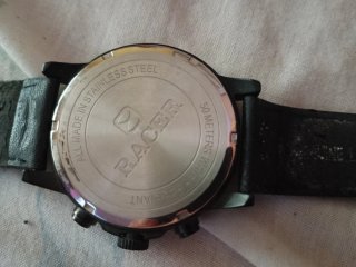 Orologio Racer Cronografo Vintage Nero