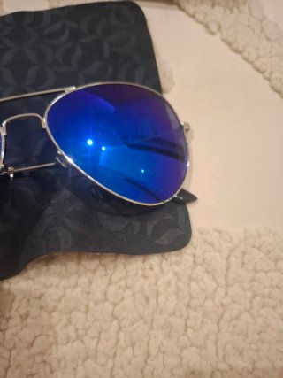 Gafas Ray-Ban Aviator Azules y Plateadas
