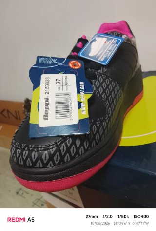 Zapatillas Beppi Skate Negras Ribete Rosa Talla 37