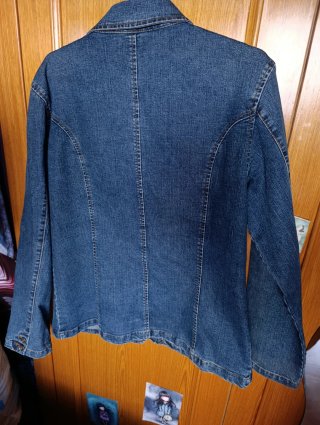 Chaqueta vaquera americana azul