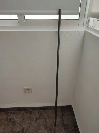 Barra cortina extensible + terminaciones