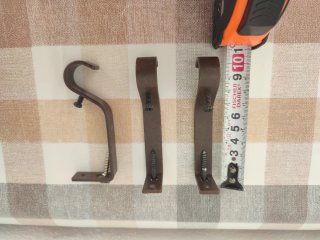 Barra cortina extensible + terminaciones