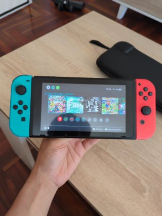 Nintendo Switch Azul y Rojo, oferton, oportunidad