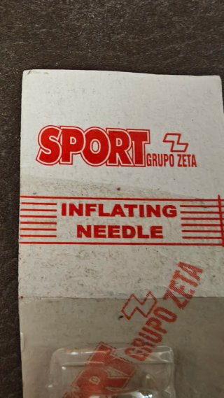 Aghi per gonfiare palloni vintage Sport Grupo Zeta