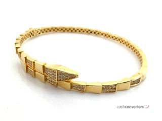 pulsera oro 18k con piedra con circonita