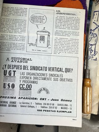 Antiguas revistas y documentos politicos