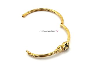 pulsera oro 18k con piedra con circonita